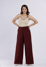 Load image into Gallery viewer, SASHA ROUGE WIDE PANTS
