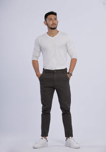 ACHROMATIC CHINO PANTS