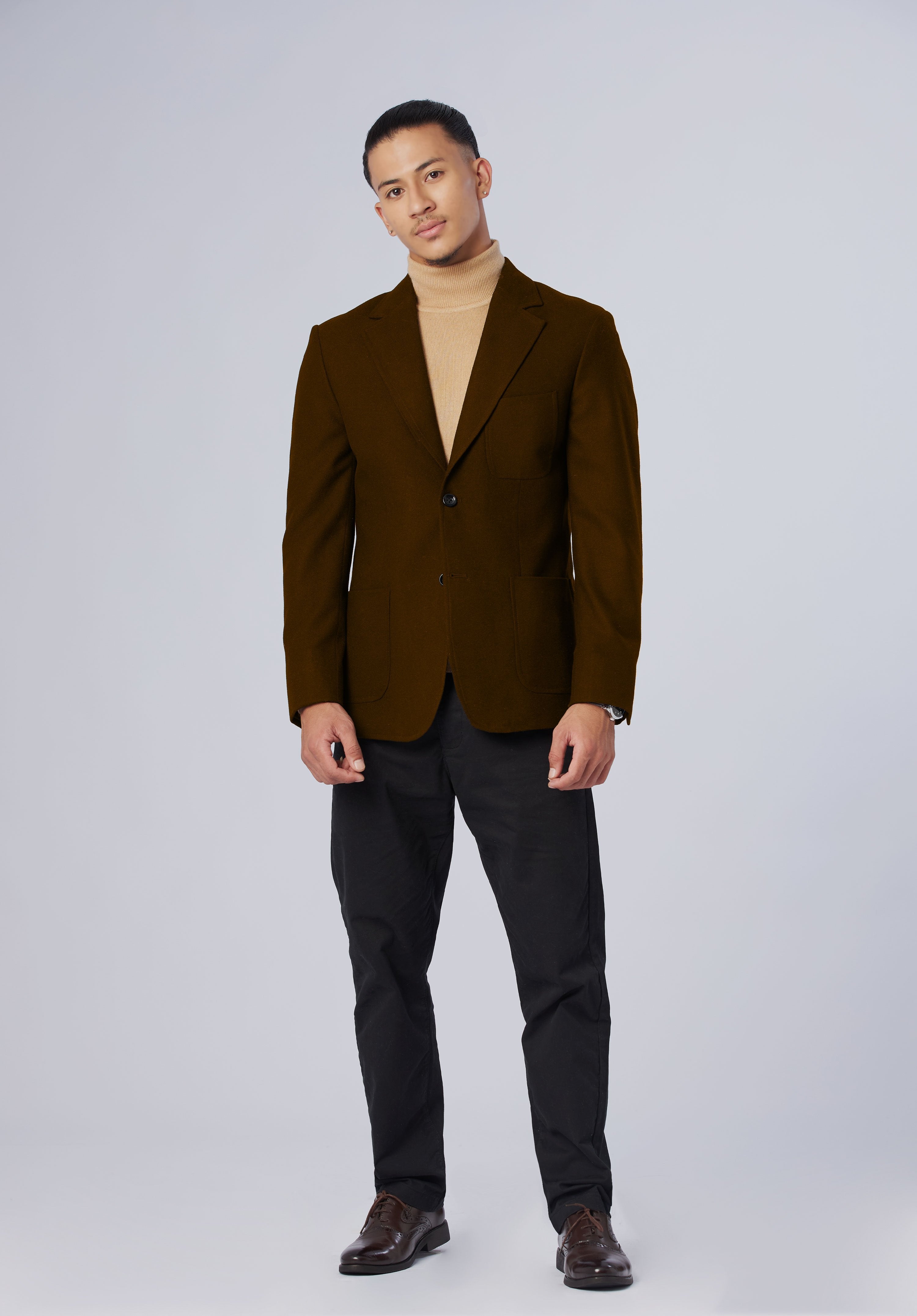 single breasted-blazer-men