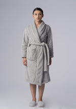 Load image into Gallery viewer, MINK GREY WINTER ROBE
