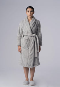 MINK GREY WINTER ROBE