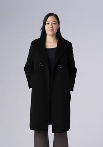 cashmere double breasted-coat