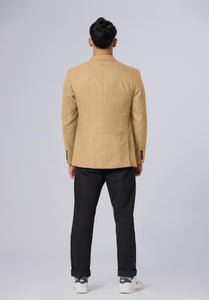 single breasted-cashmere blazer-men