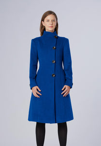 single breasted-longcoat-women