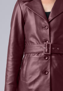 SIGNATURE BELT COAT